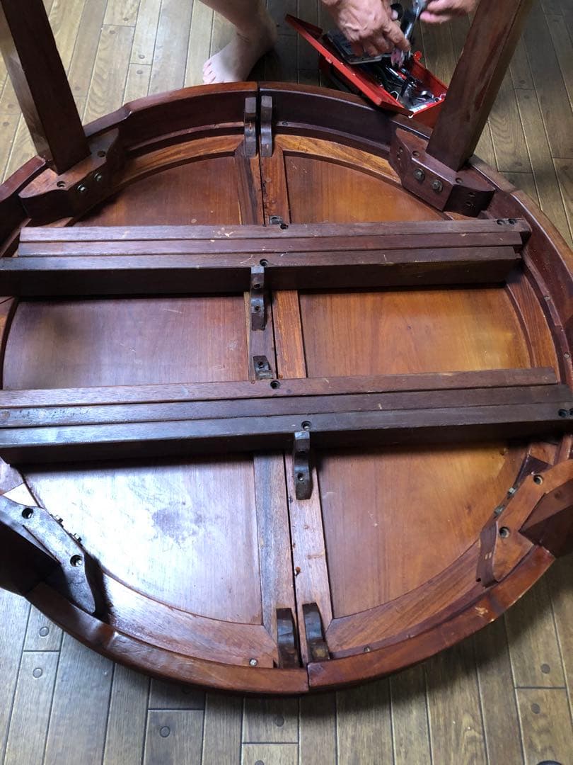 木製 楕円形 ダイニングテーブル 6脚用 木製楕円形テーブルと椅子6脚