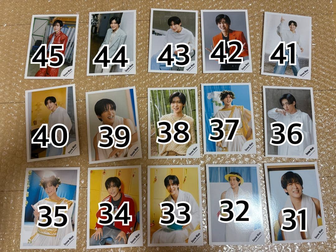 Man 目黒蓮　写真　132枚セット