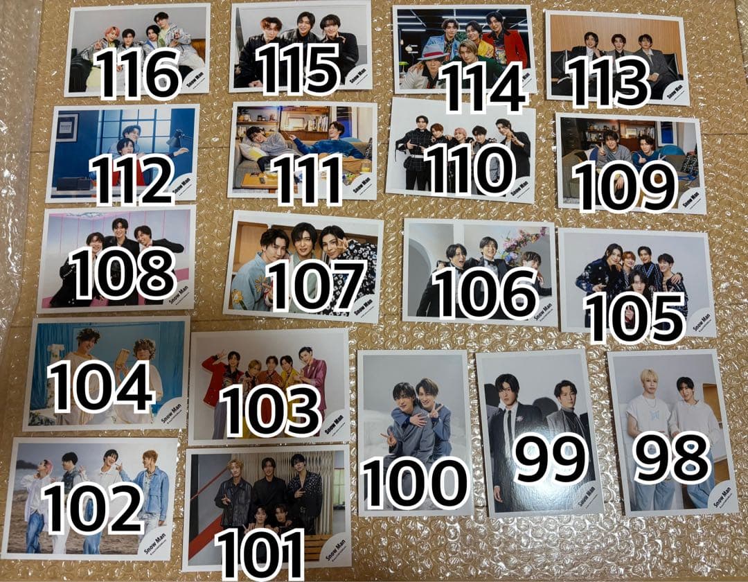 Man 目黒蓮　写真　132枚セット