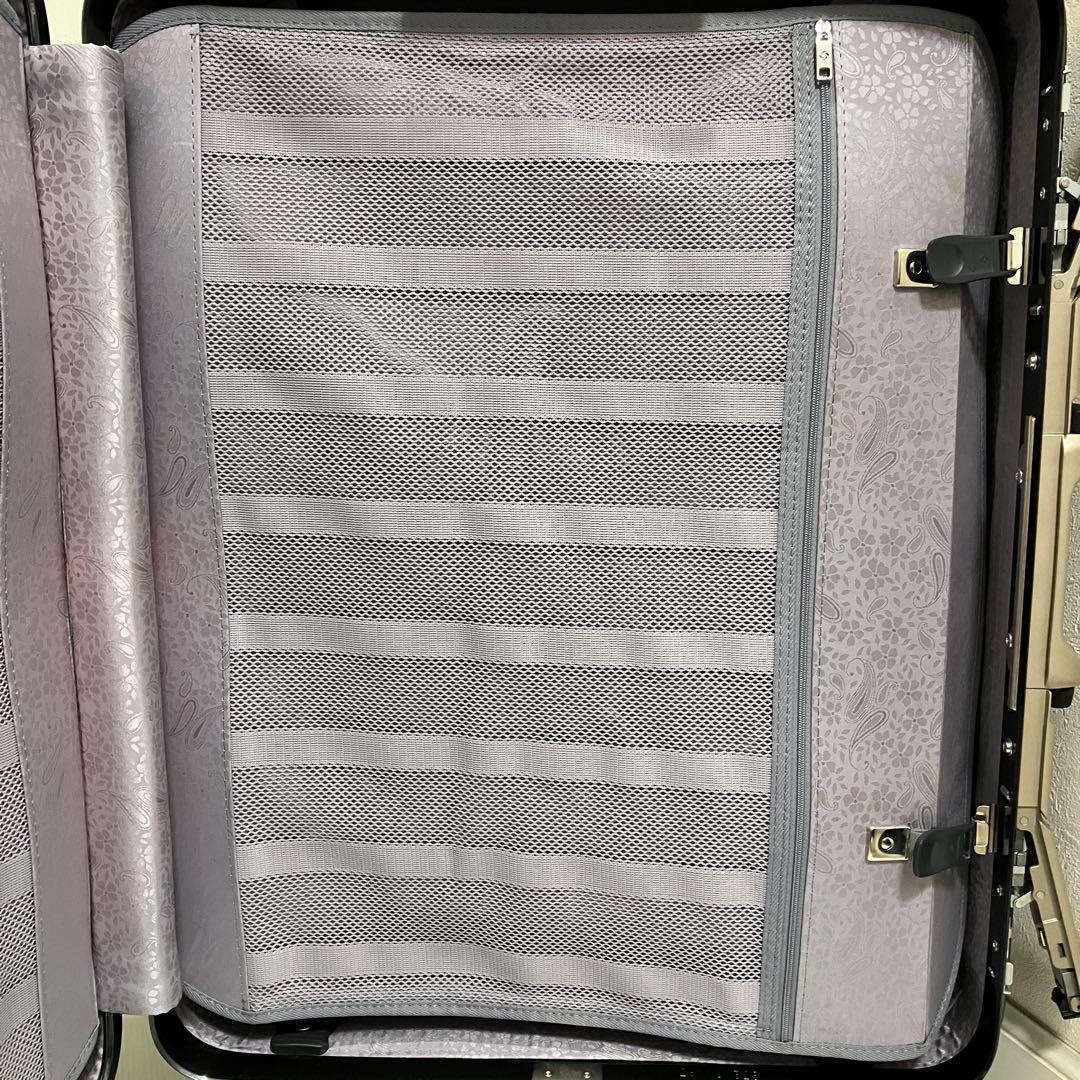 良品 サムソナイト ピギーバック スーツケース 105L シルバー 出張 旅行
