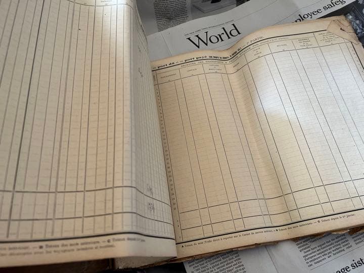 海外★激レア★フランス帳簿