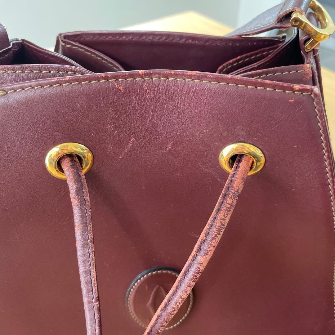 カルティエ　レザー バケツ型