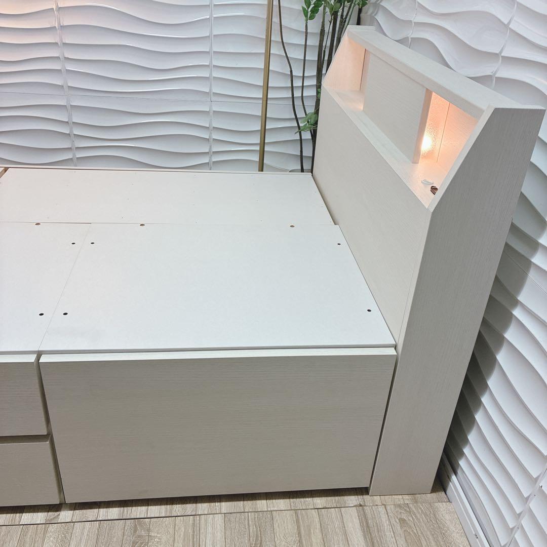 ◇大阪府 神戸市 配達料無料！◇ニトリ◇アザン◇収納付ベッドフレーム◇シングル◇