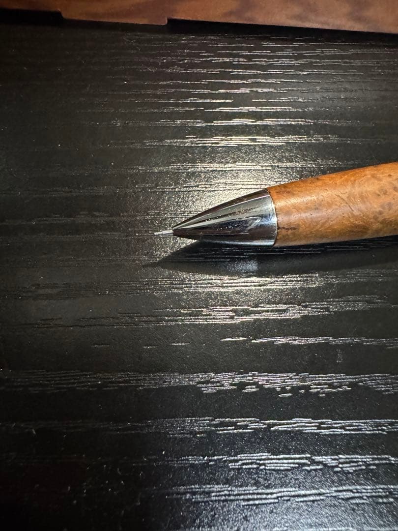 値下げ交渉〇】工房楔 チーク 瘤杢 シャーペン