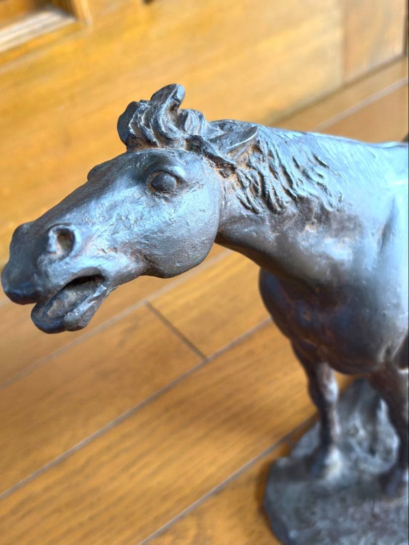 小川大系 馬 ブロンズ像