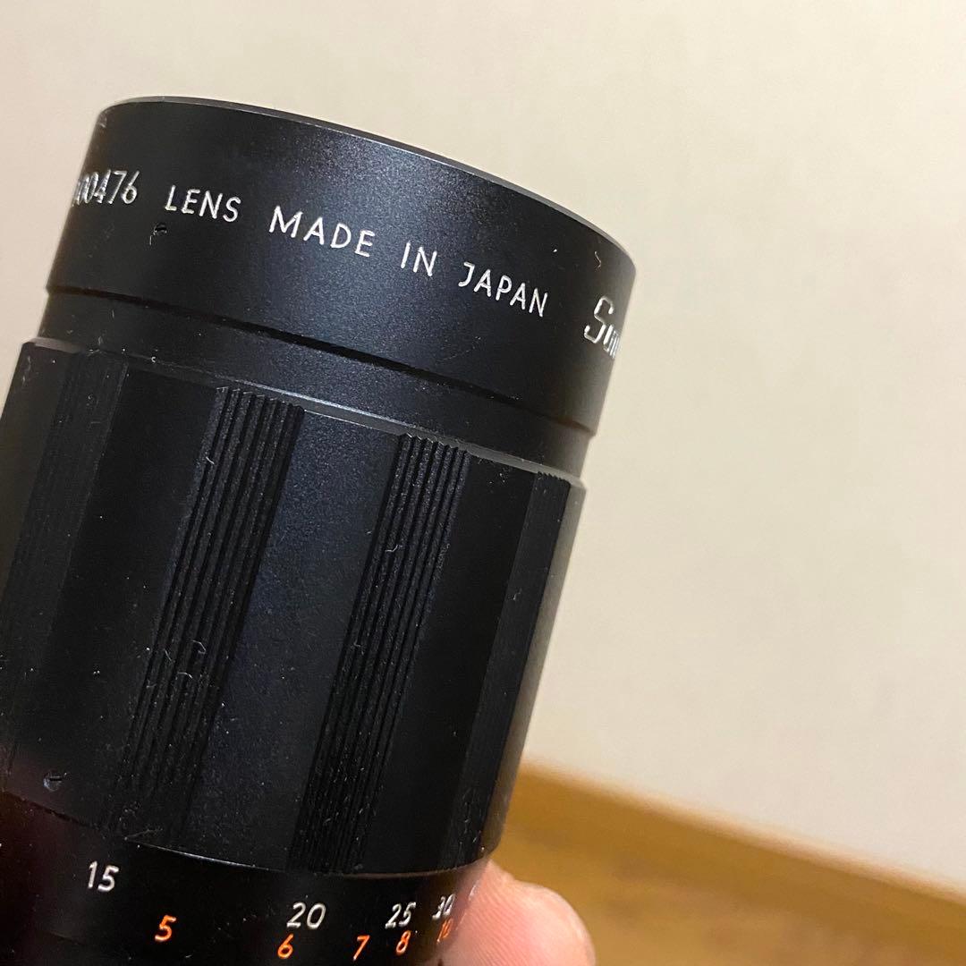 Pentax spotmtic 一眼レフ フィルム 望遠レンズ付き