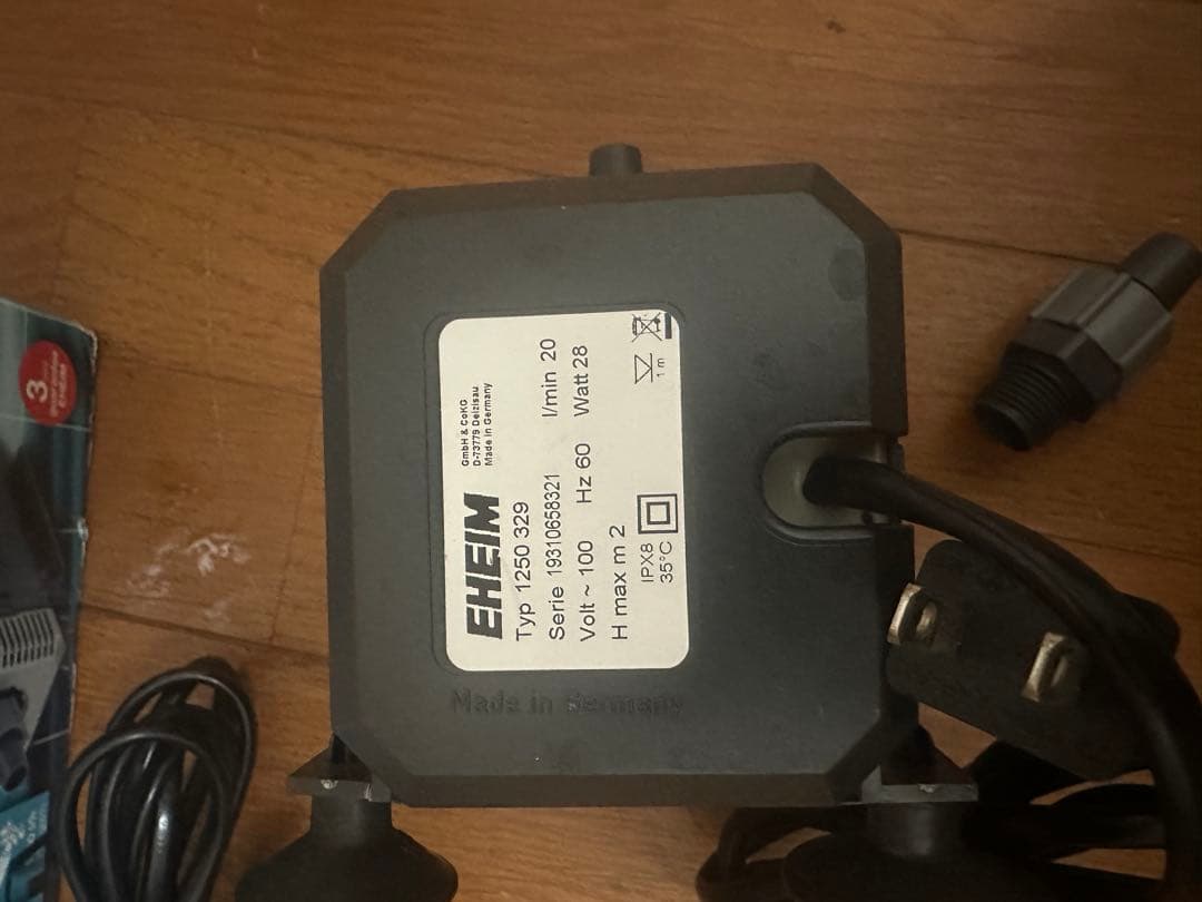 EHEIM 水中ポンプ 1250 1200L/h 28W 60hz x2個
