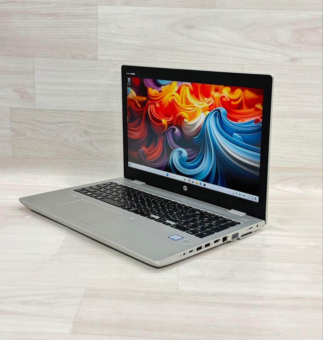 8世代Hp ProBookエイチピーノート i5/8GB/SSD＋HDDフルHD