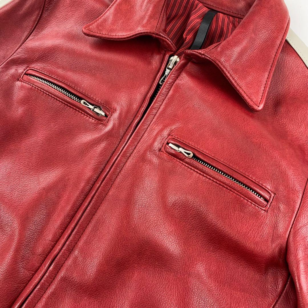 THEE OLD CIRCUS 襟付き レザージャケット シングルライダース - メルカリ