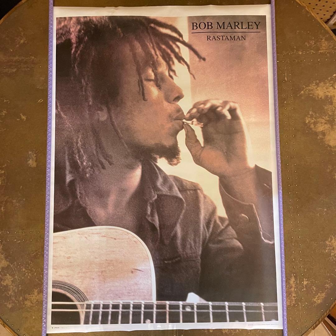 90s デッドストック bob marley 大判ポスター - メルカリ