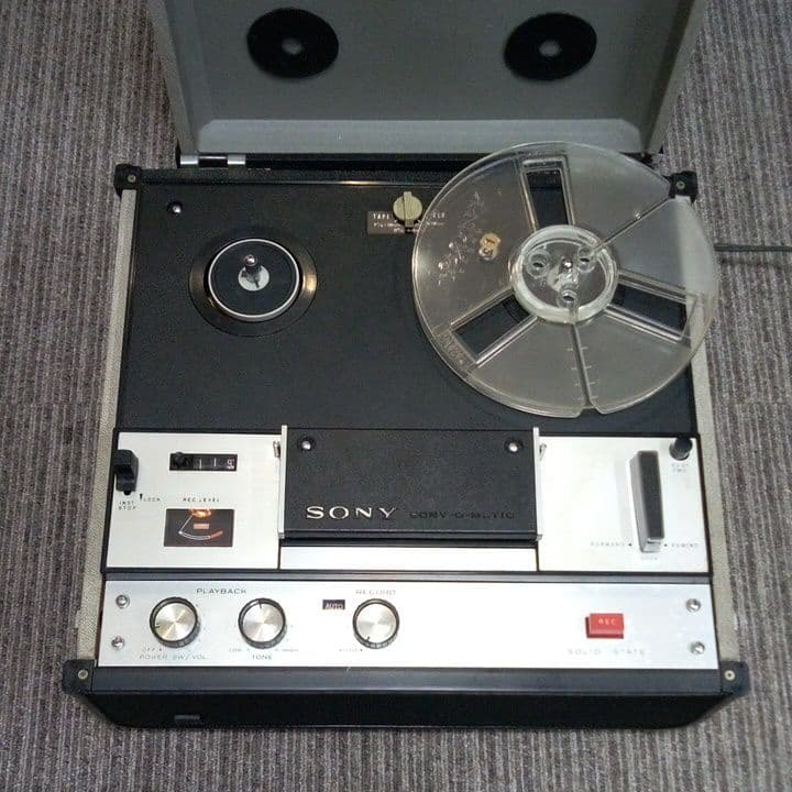 SONY 7号モノラル オープンリールテープレコーダー動作・機TC-357A