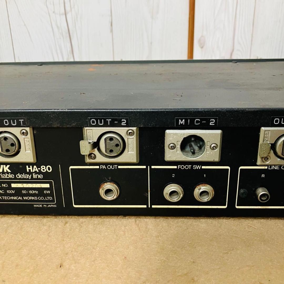 【希少】HAWK バリアブルディレイライン HA-80 ジャンク ホーク技研