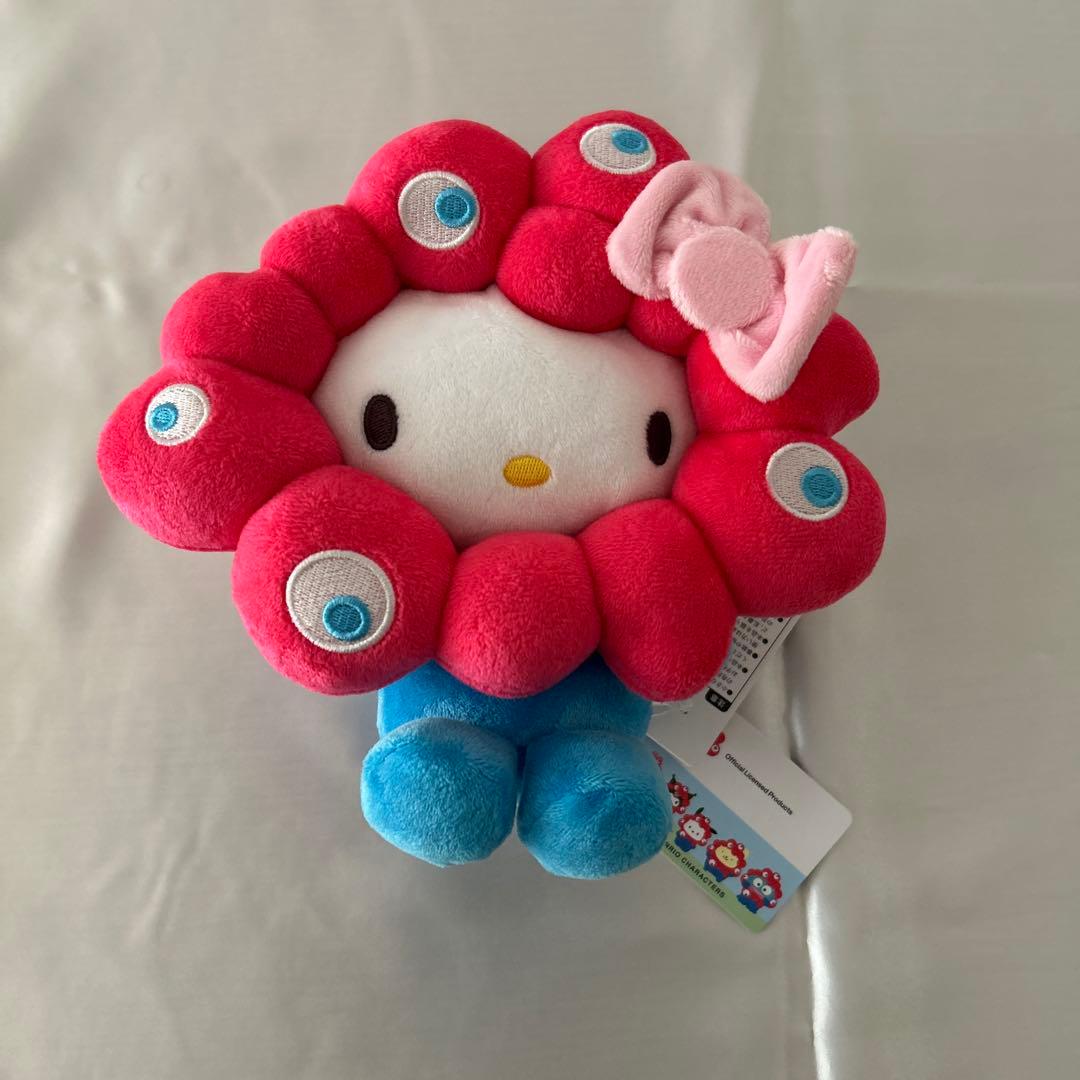 万博会場限定カラー ハローキティ ミャクミャク なりきり ぬいぐるみ M