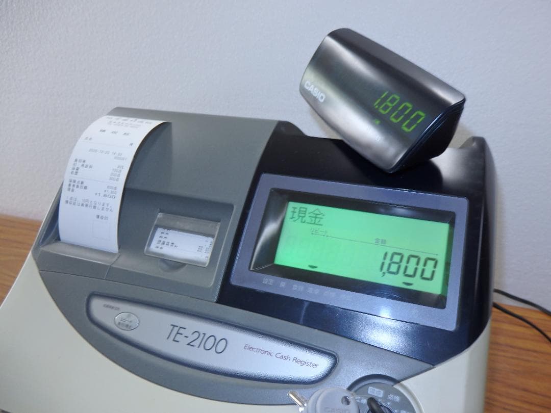 0221 カシオ TE-2100 MED メディカルレジスター 歯科 医科 薬局 - メルカリ