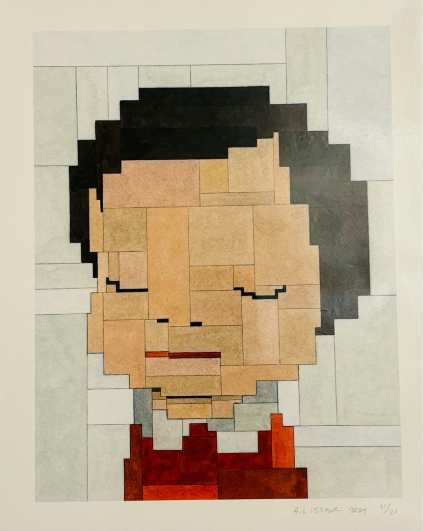 アダムリスター シルクスクリーン アート 奈良美智 直筆サイン入 限定