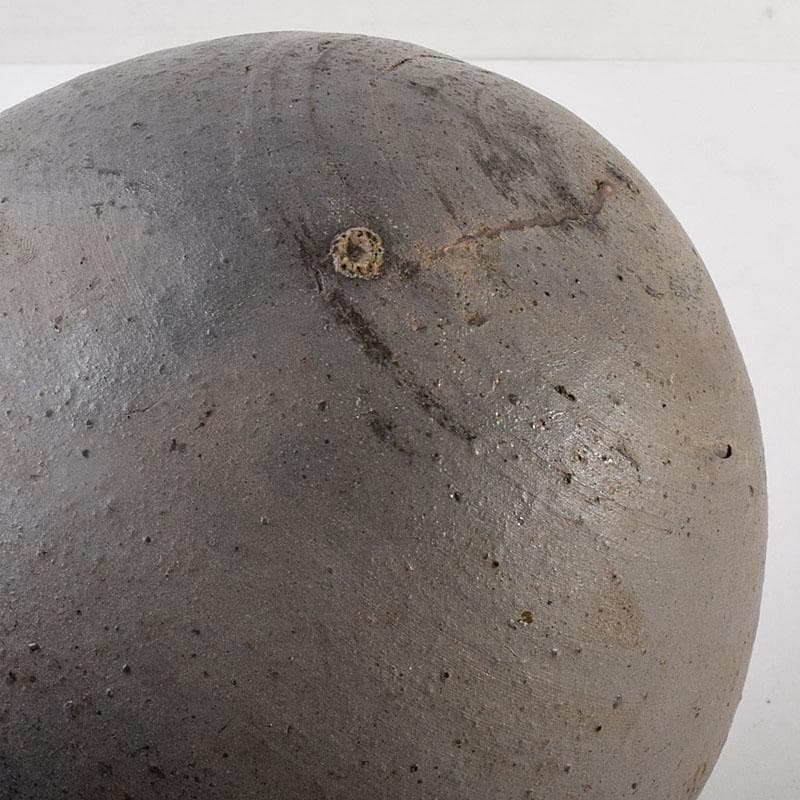 珠洲焼 有孔広口小壷 台座付 合わせ箱 C R8830H - メルカリ