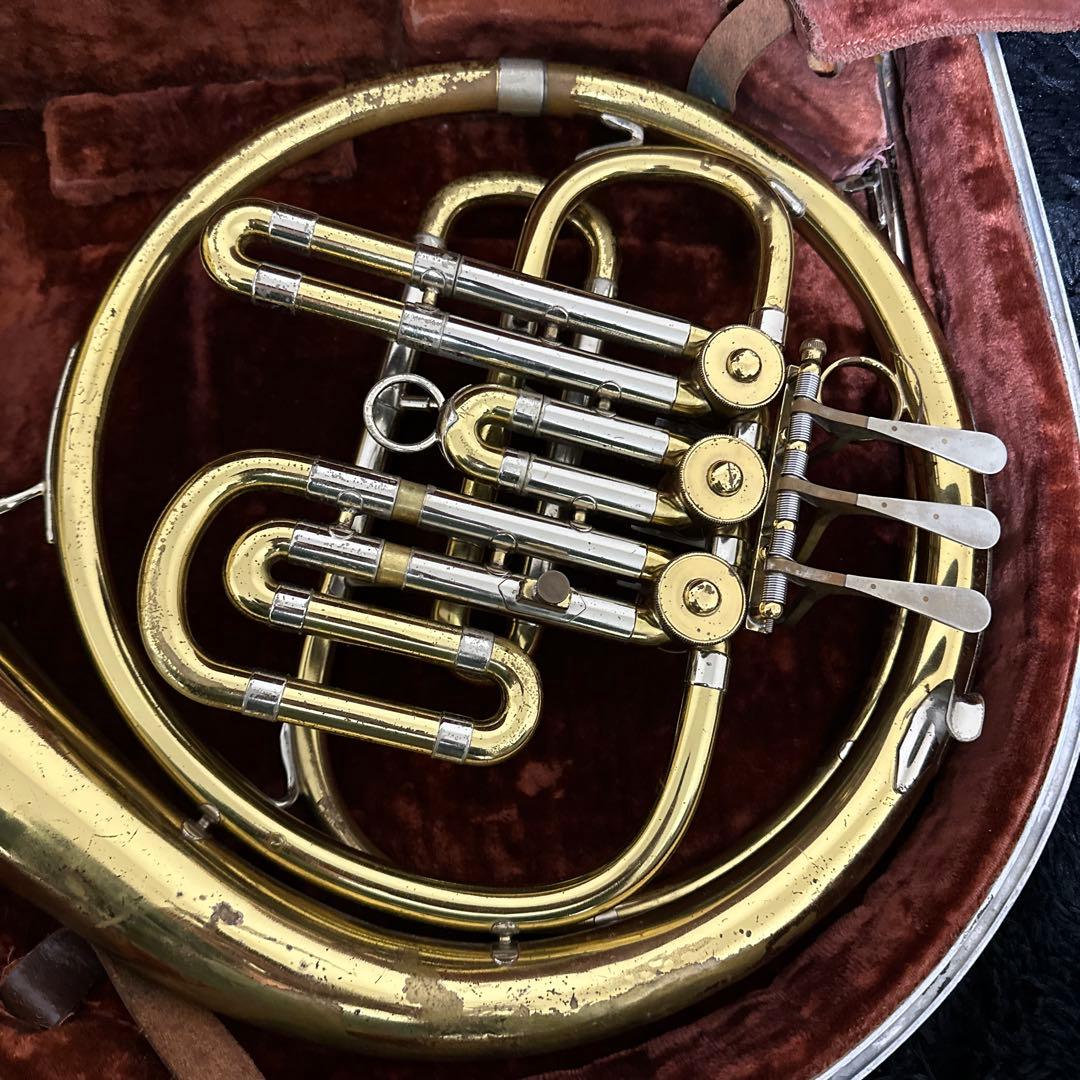 F.E.OLDS&SON ホルン 管楽器 ハードケース マウスピース付属