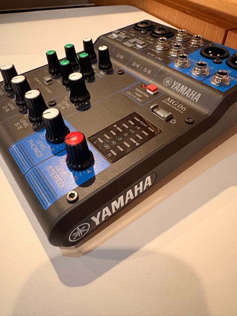 YAMAHA MG06 アナログミキサー(ケース付き)