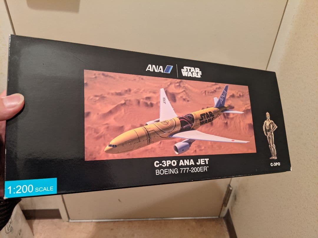 激レア】1/200 777-200ER JA743A C-3PO ANAJET 激レア 非売品 C-3PO ANA