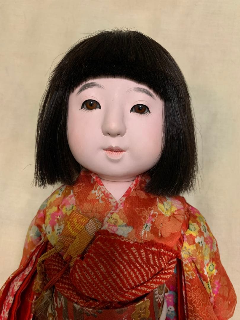 市松人形 松乾齋東光作まつ毛あり 裸 ボディのみ 市松人形 希少市松