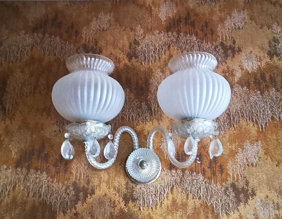 昭和レトロ シャンデリ2個セット