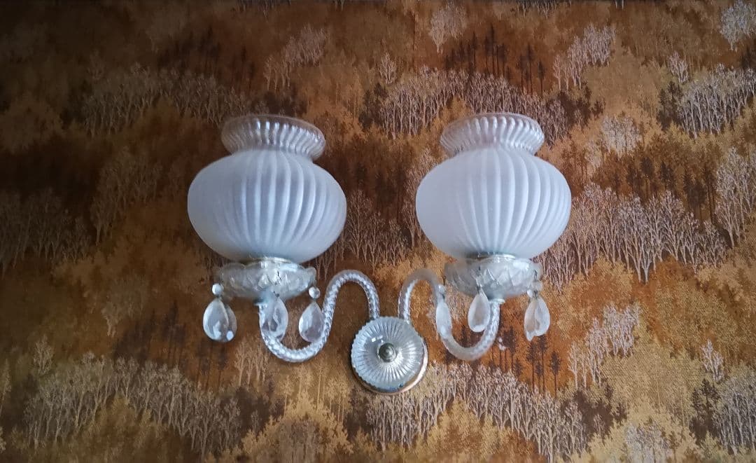 昭和レトロ シャンデリ2個セット