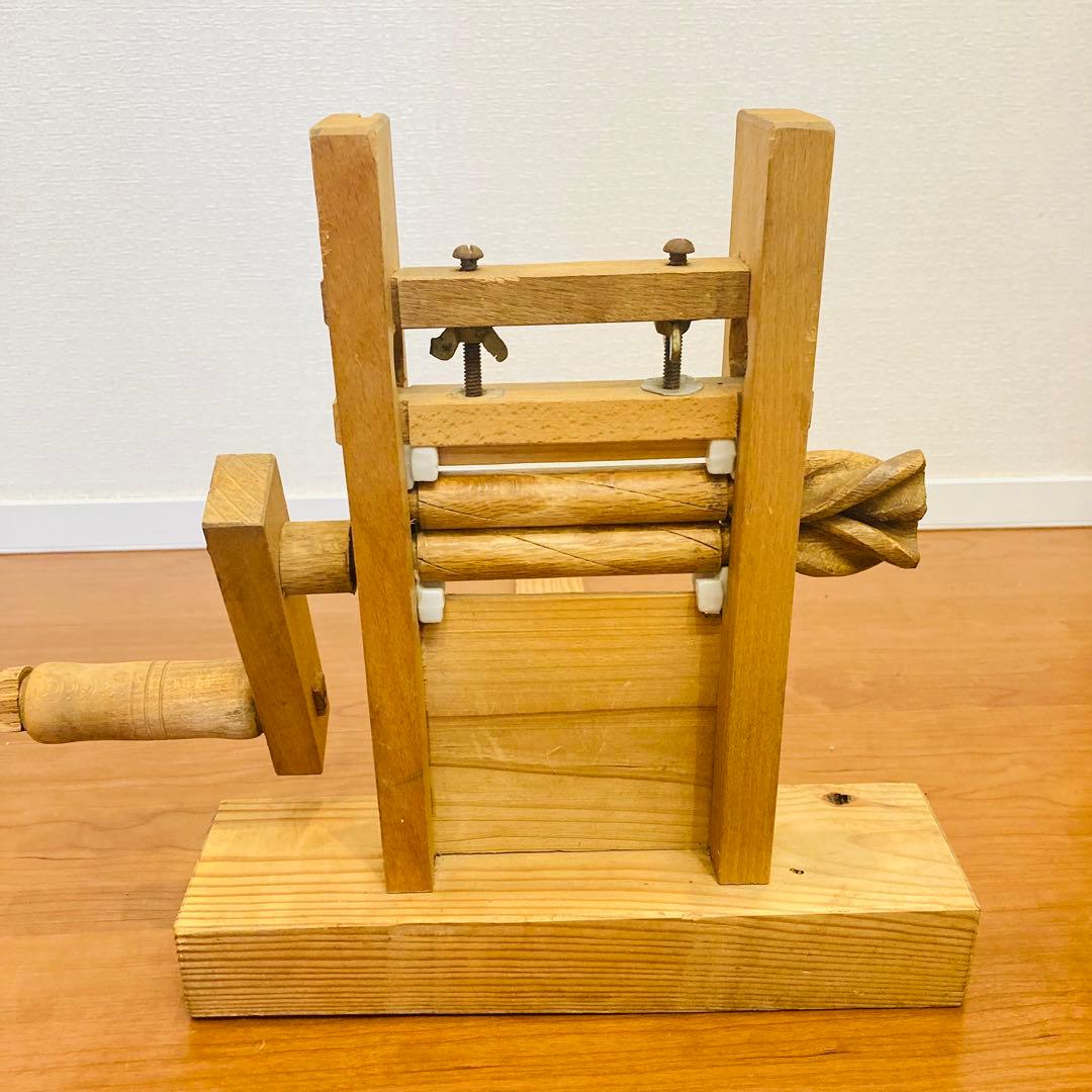 綿繰機 アンティーク　手仕事