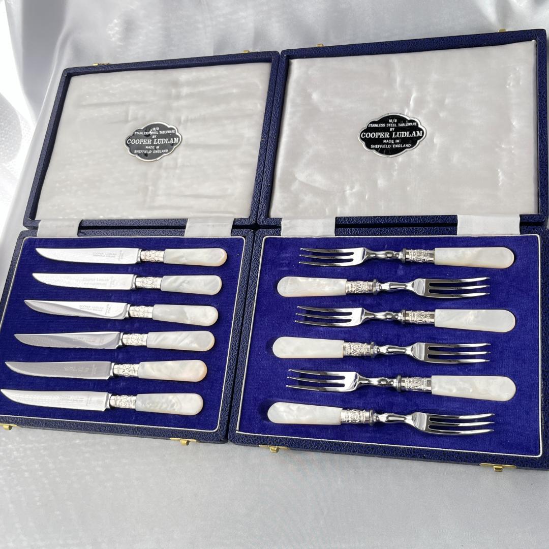 Cooper Ludlam】【白蝶貝 】フルーツ / デザートセット 12本 白蝶貝