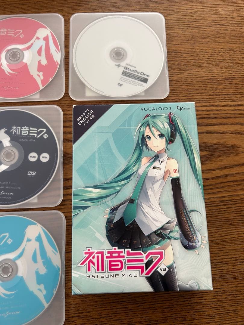 初音ミク V3 VOCALOID 3 ボーカロイド ENGLISH バンドル版