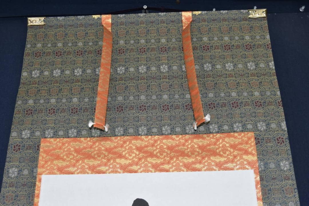 【真作】中林道教/名号/南無阿弥陀佛/六字名号/掛軸/名家伝来/AA-269