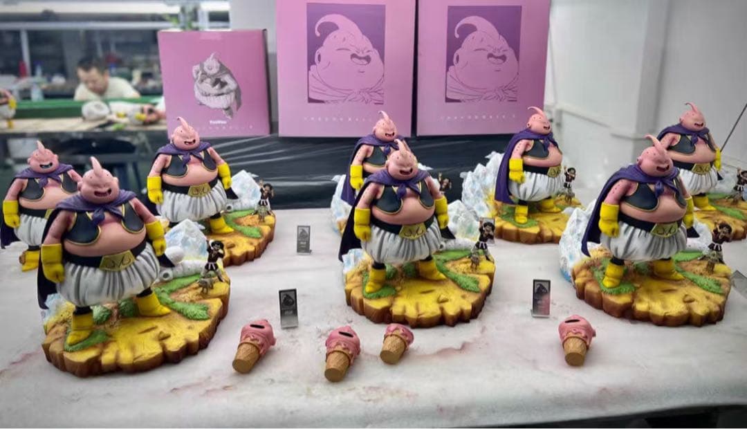 ドラゴンボール 魔人ブウ ガレキ ガレージキット スタチューX③⑤