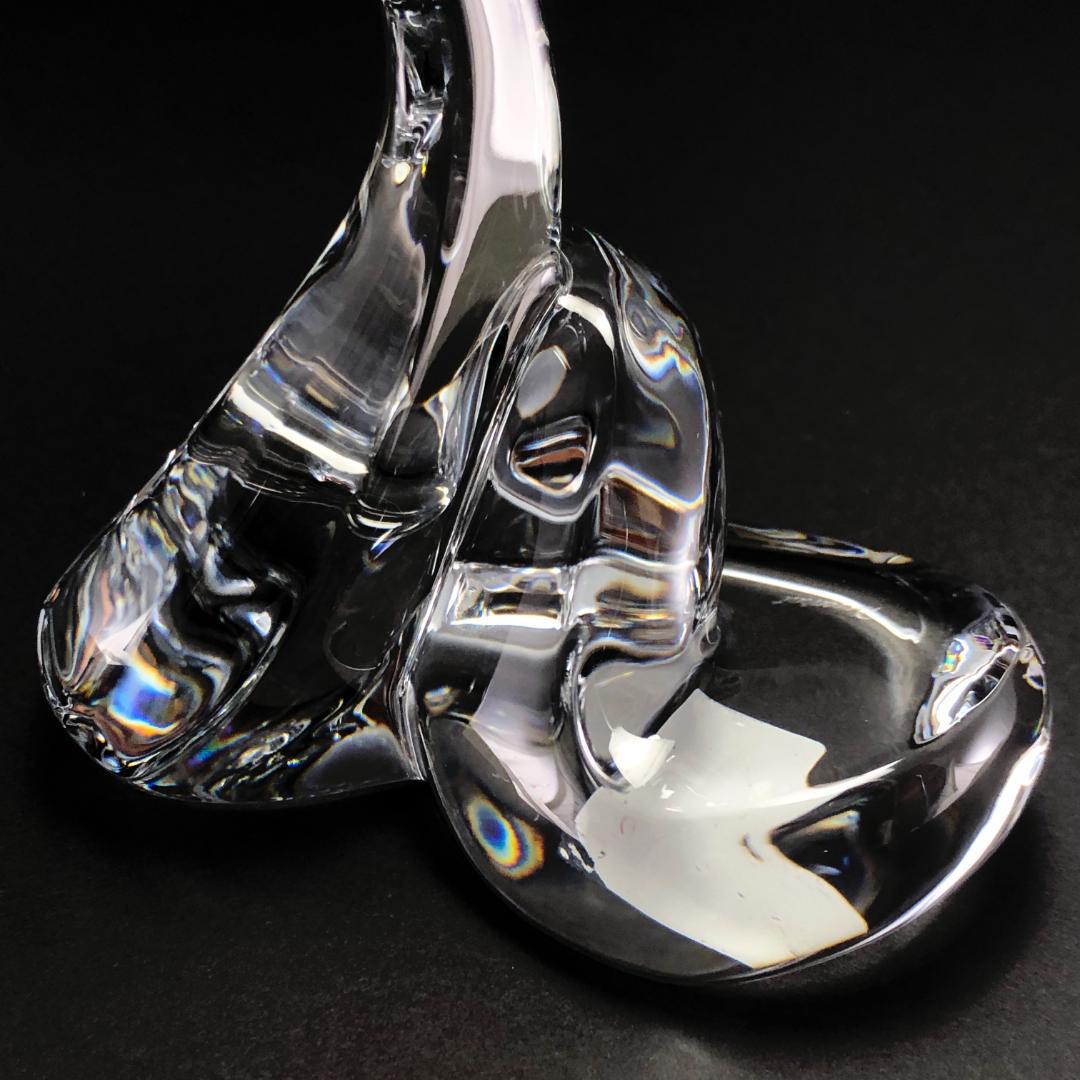 美品・箱付き】バカラ／干支 巳 蛇 スネイク フィギュリン 置物／BC266