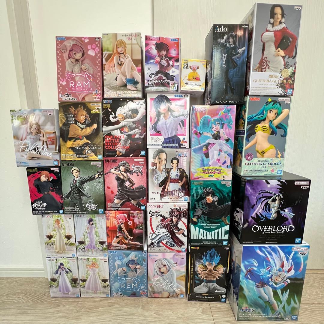 人気フィギュア28個まとめ売り（ドラゴンボール、ワンピース、呪術、美