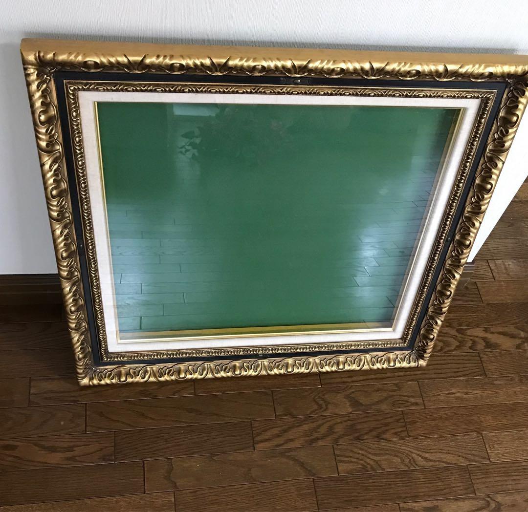 安心安全たのメル便発送＊アンティーク＊金色 油彩 額縁 約69cm x