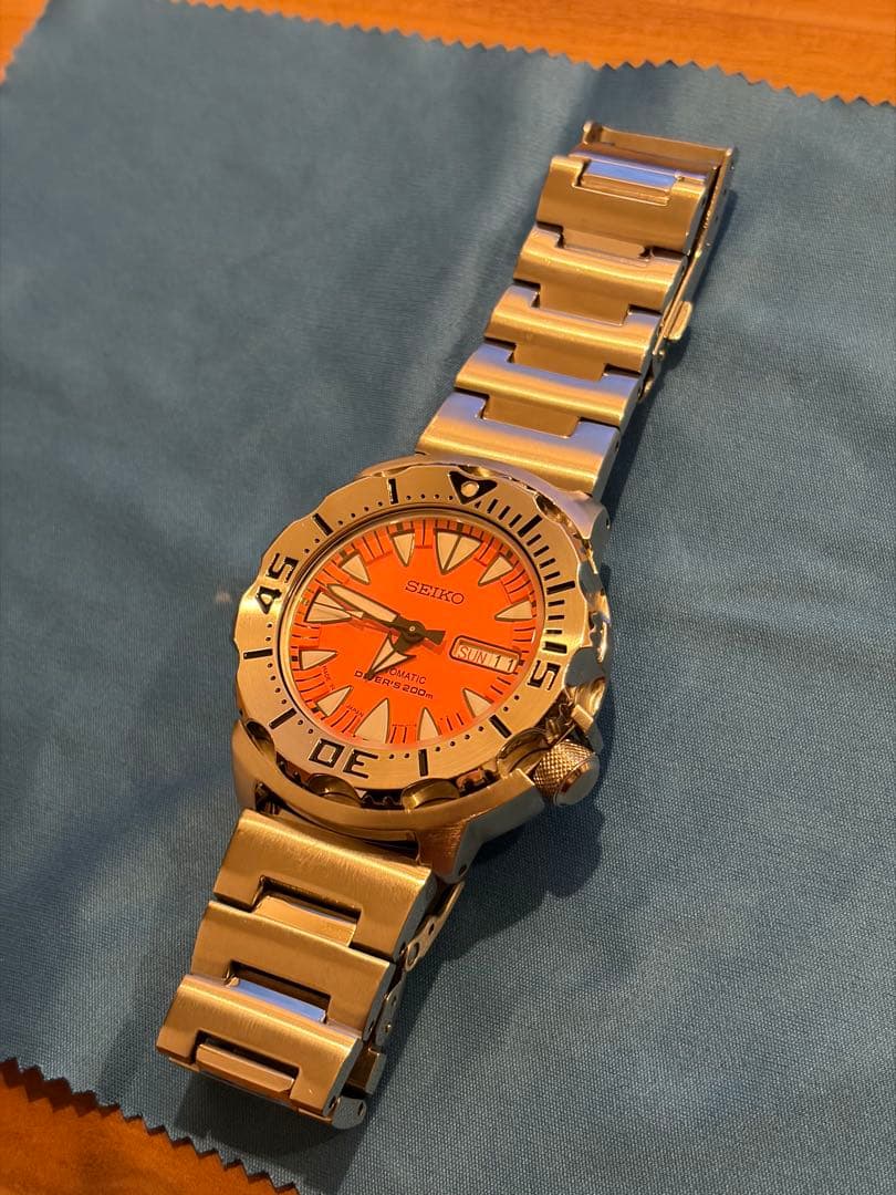 セイコー オレンジモンスター シャークトゥース 4R36