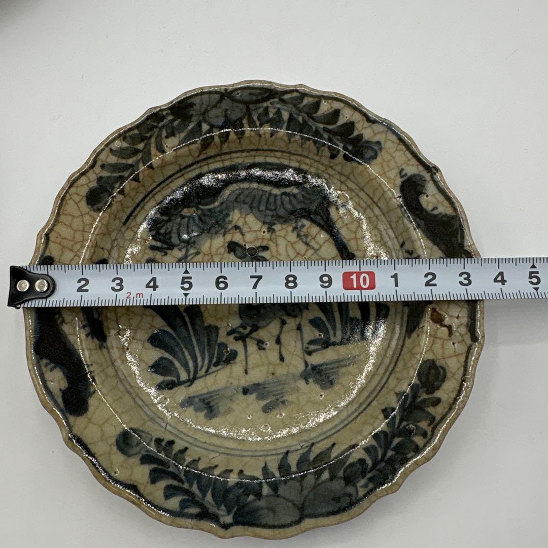 景徳鎮 元青花磁器魚藻紋懸停二才蓋碗 茶碗 煎茶器 景徳鎮蓋碗｜喜鵲登