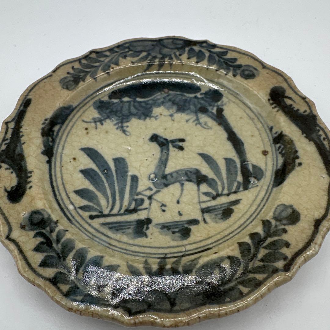 中国古陶磁器 呉須染付 絵皿 5枚組