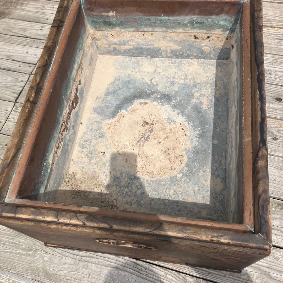 昭和レトロ 木製 長火鉢 4杯 引き出し収納付き 火鉢 囲炉裏 古家具