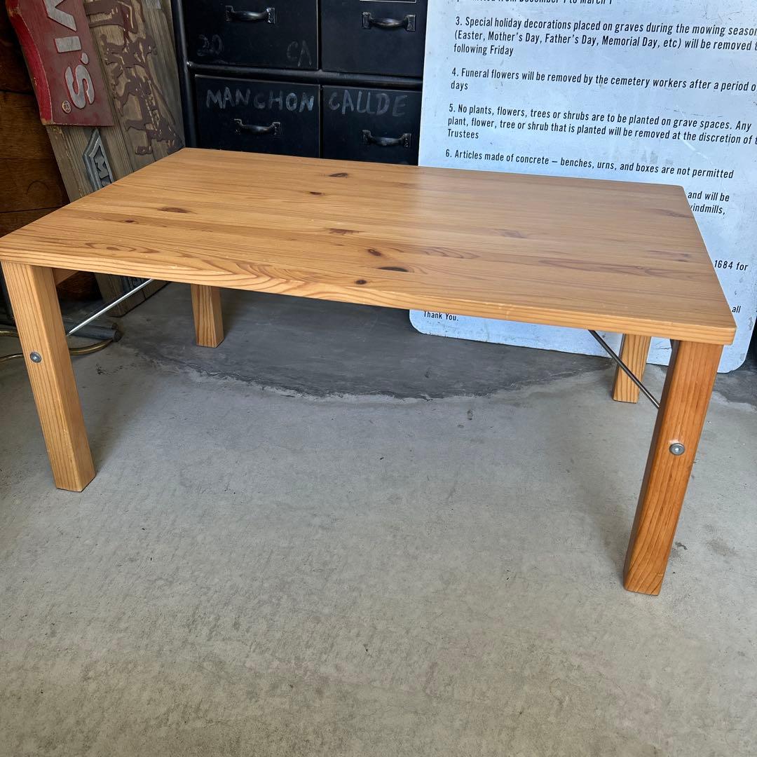 レトロ フォールディング ウッド テーブル 木製 ローサイズ キャンプ 折り畳み レトロ フォールディング ウッド テーブル 木製 ローサイズ キャンプ