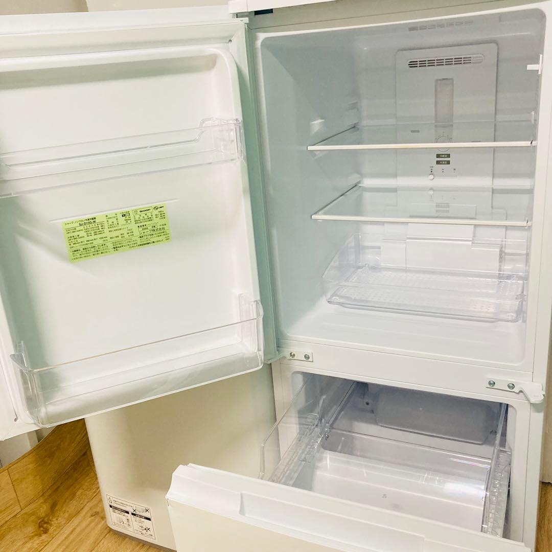 美品シャープ1人暮らし家電セット❗️大阪、大阪近郊配送と設置無料❗️B