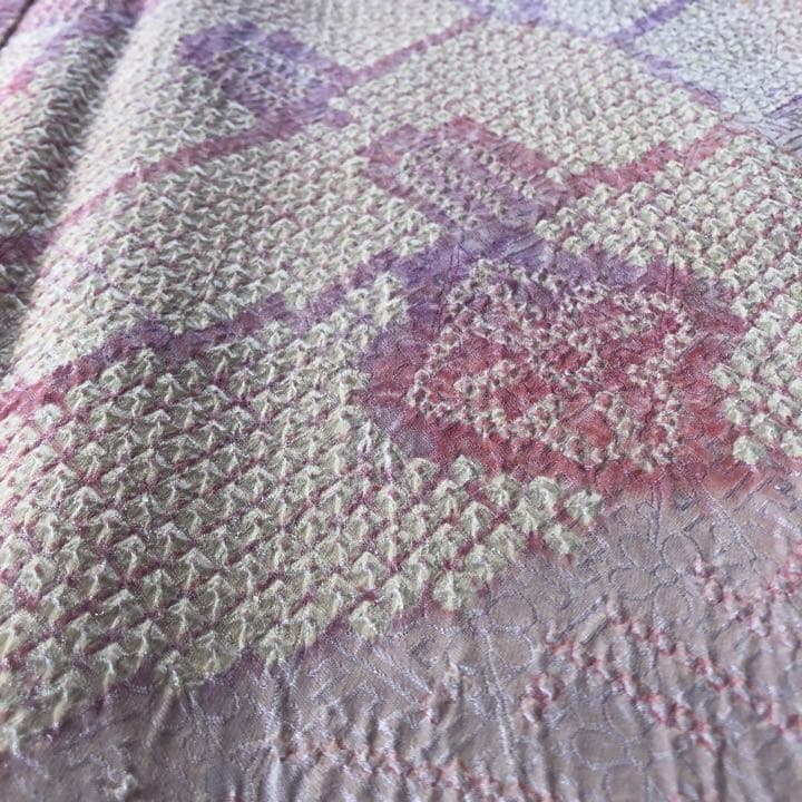 ねね様＊ 振袖 総絞り パステルカラー ピンク系 正絹 - メルカリ