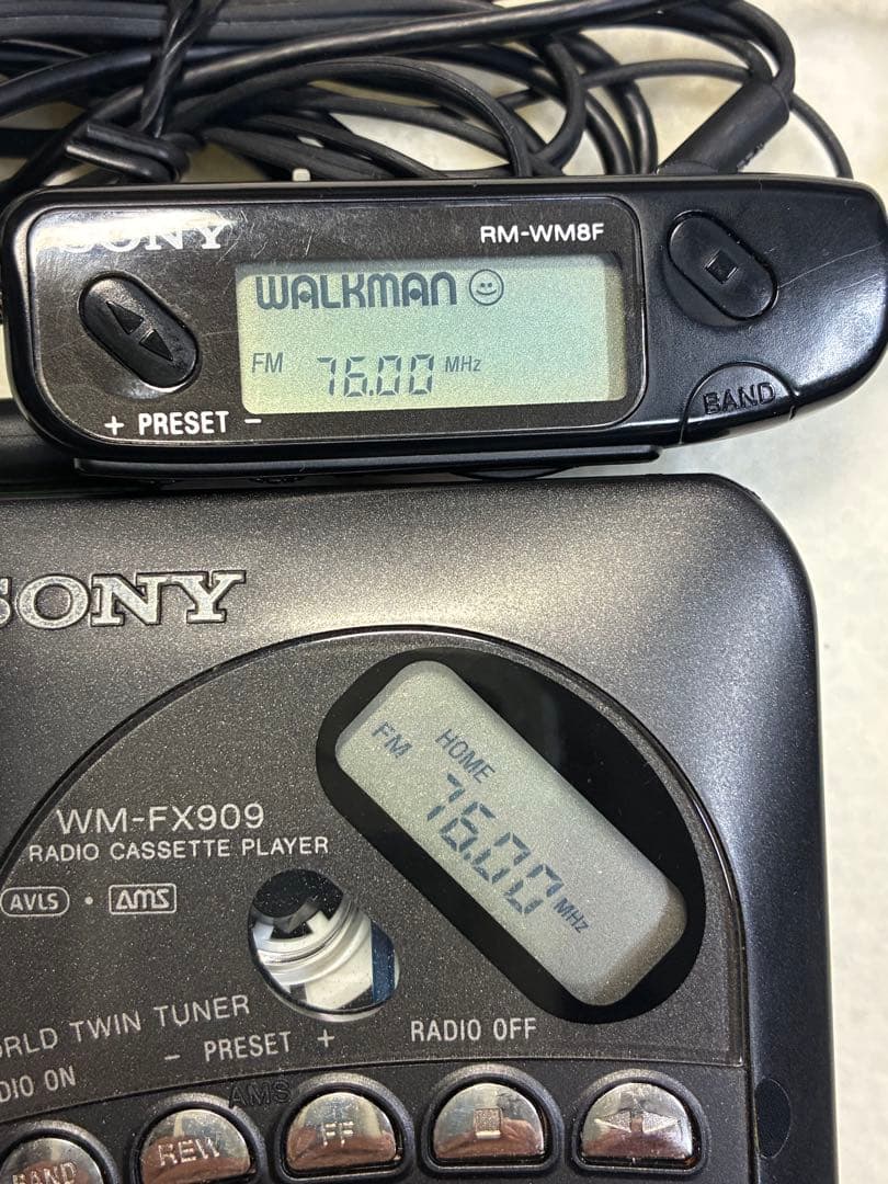 SONY ウォークマン WM-FX909 ラジオ機能付き 動作品 Yahoo