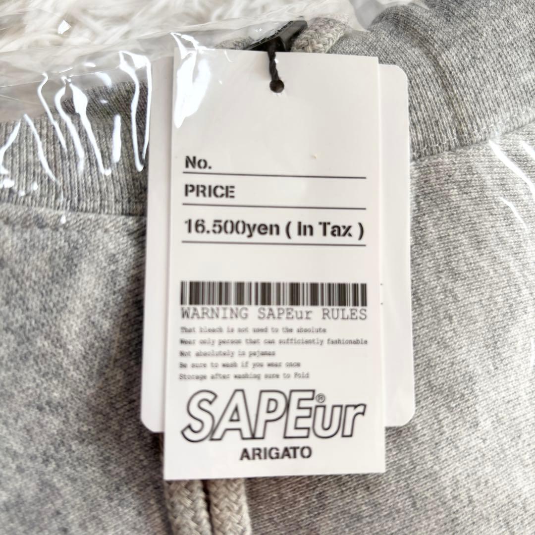 新品未開封 SAPEur ダウンタウン 浜田雅功 コラボ パーカー グレー XL