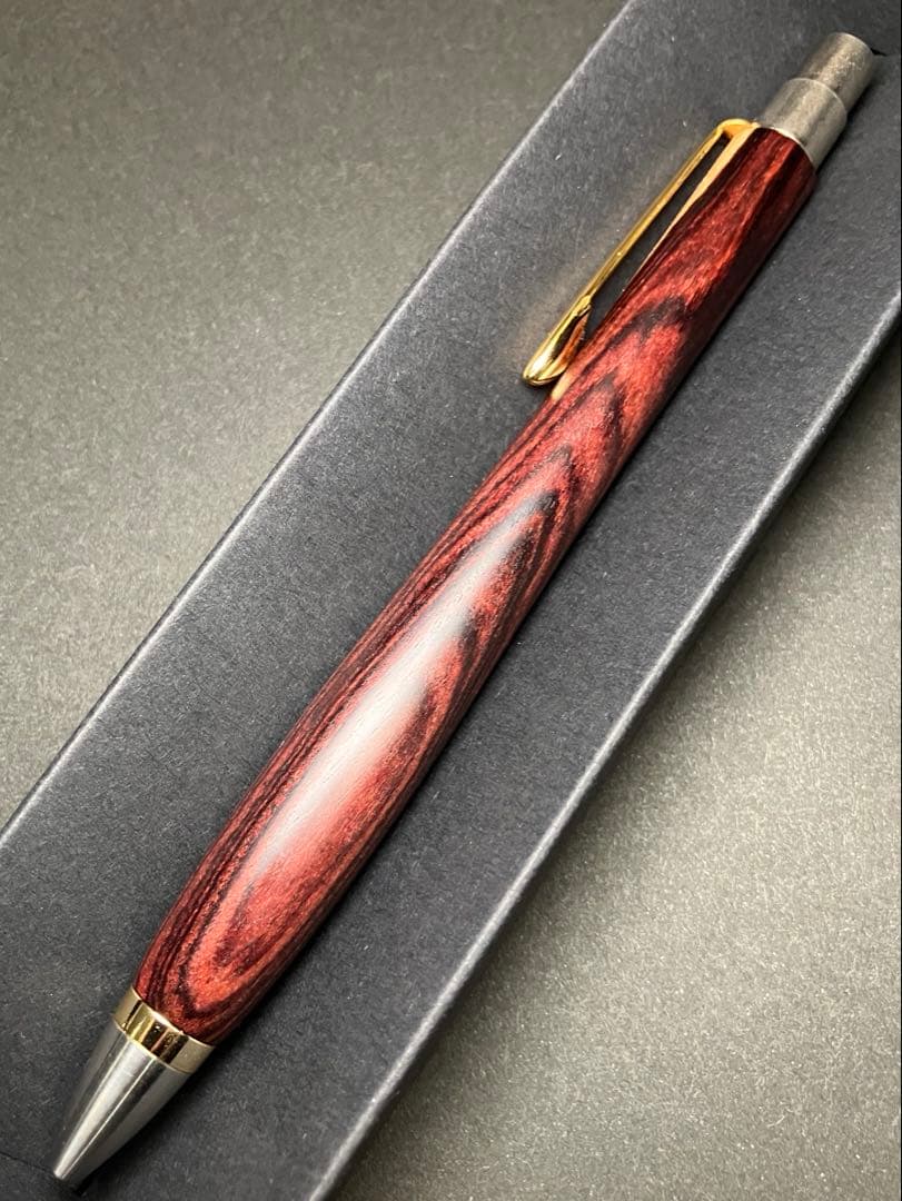 ウッドペンクラフト ボールペン キングウッド ツートン