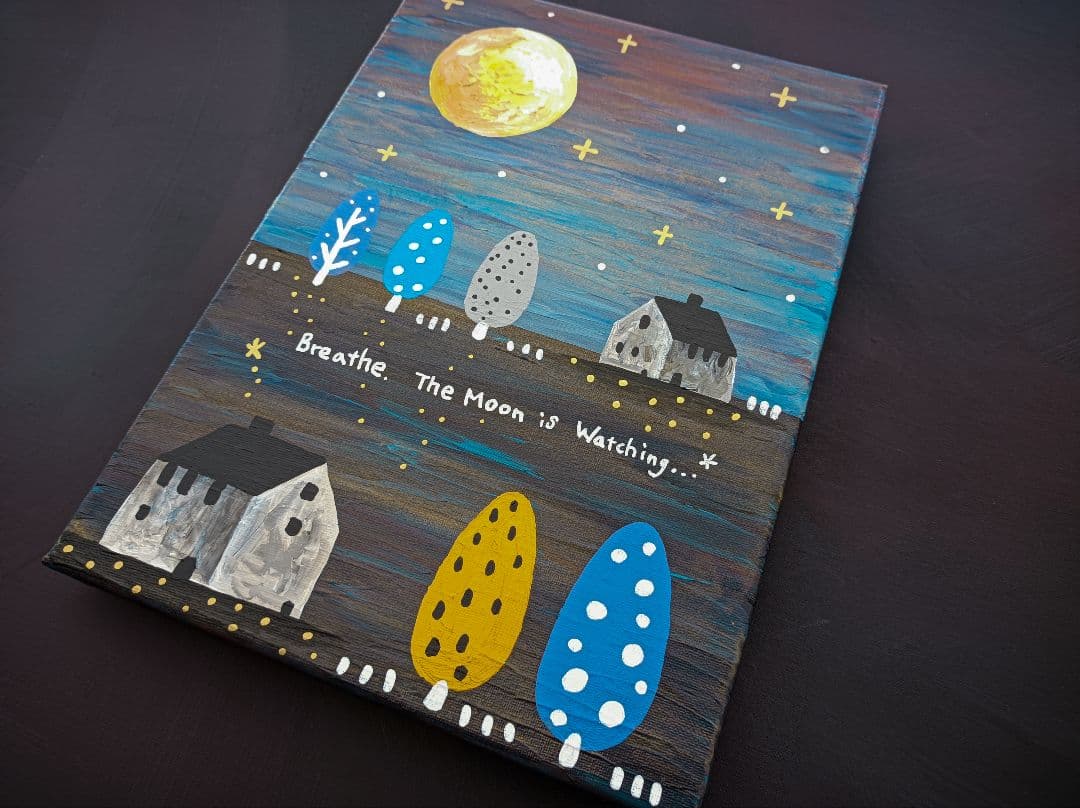 ✿月野乃亜 Unique F4／333×242mm 現代アート 2025