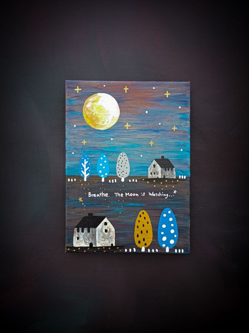 ✿月野乃亜 Unique F4／333×242mm 現代アート 2025