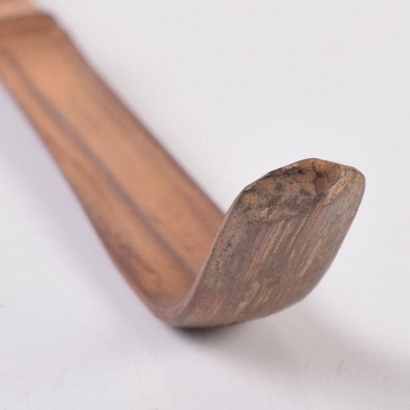 茶道具 不蔵庵龍渓作 茶杓 銘「若緑」 圓能斎書付 共筒