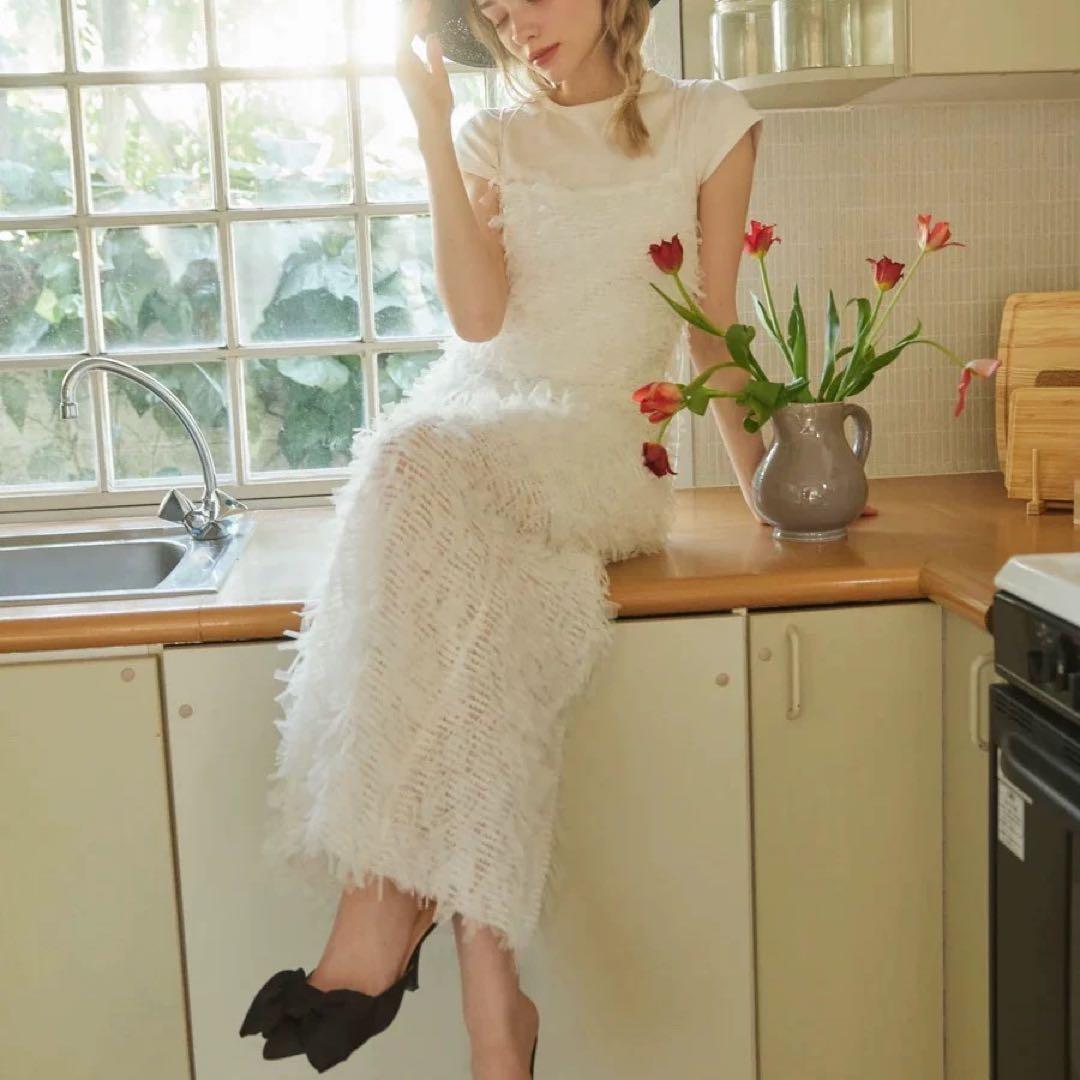 ROSY LUCE RIBBON TULLE CAMI DRESS｜RIBBON TULLE CAMI DRESS – Rosy luce