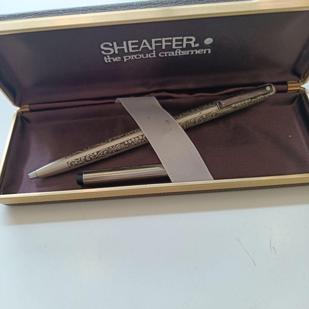 シェーファー スターリングシルバー ボールペン 葡萄柄