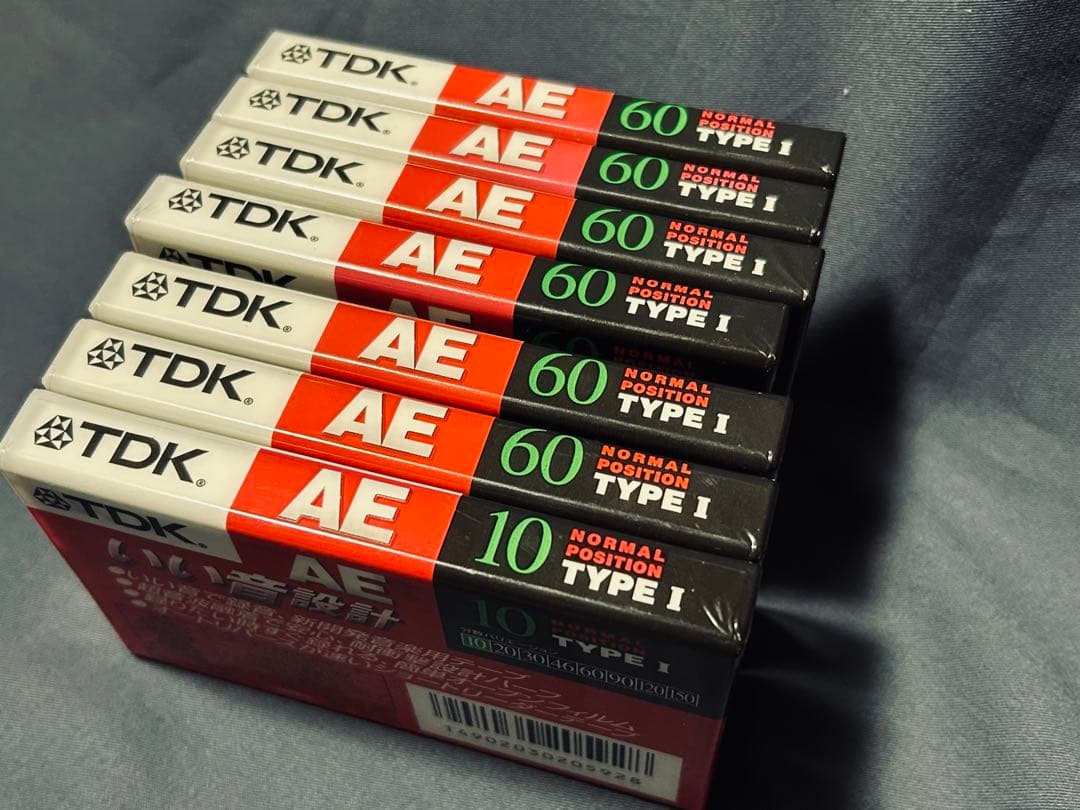 TDK AE-60 カセットテープ 6本セット おまけ付き（AE-10） - メルカリ